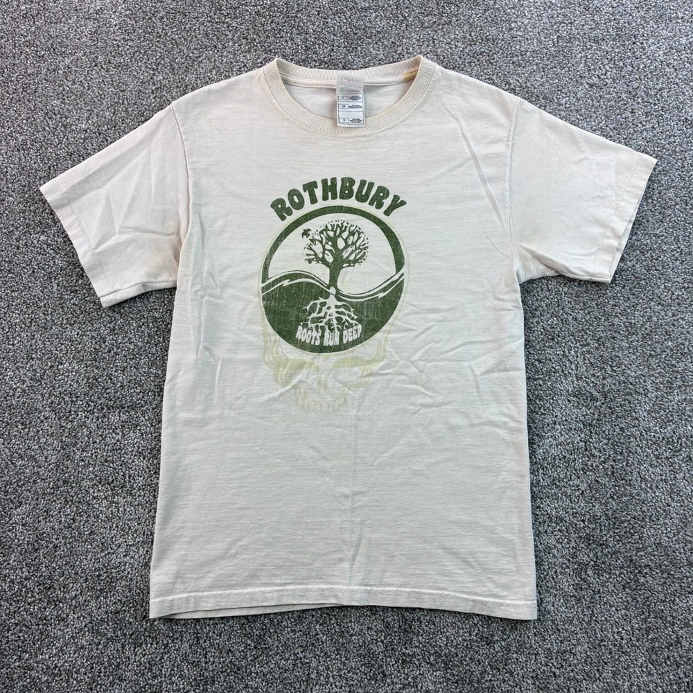 Vintage Rothbury Music Festival Shirt Mens Small Beige Grateful Dead Head